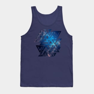 Space background of blue color Tank Top